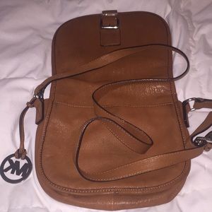 Michael Kors tan satchel bag